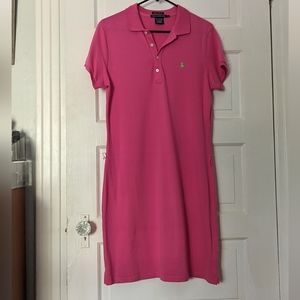 Ralph Lauren Golf Pink Dana Polo Dress